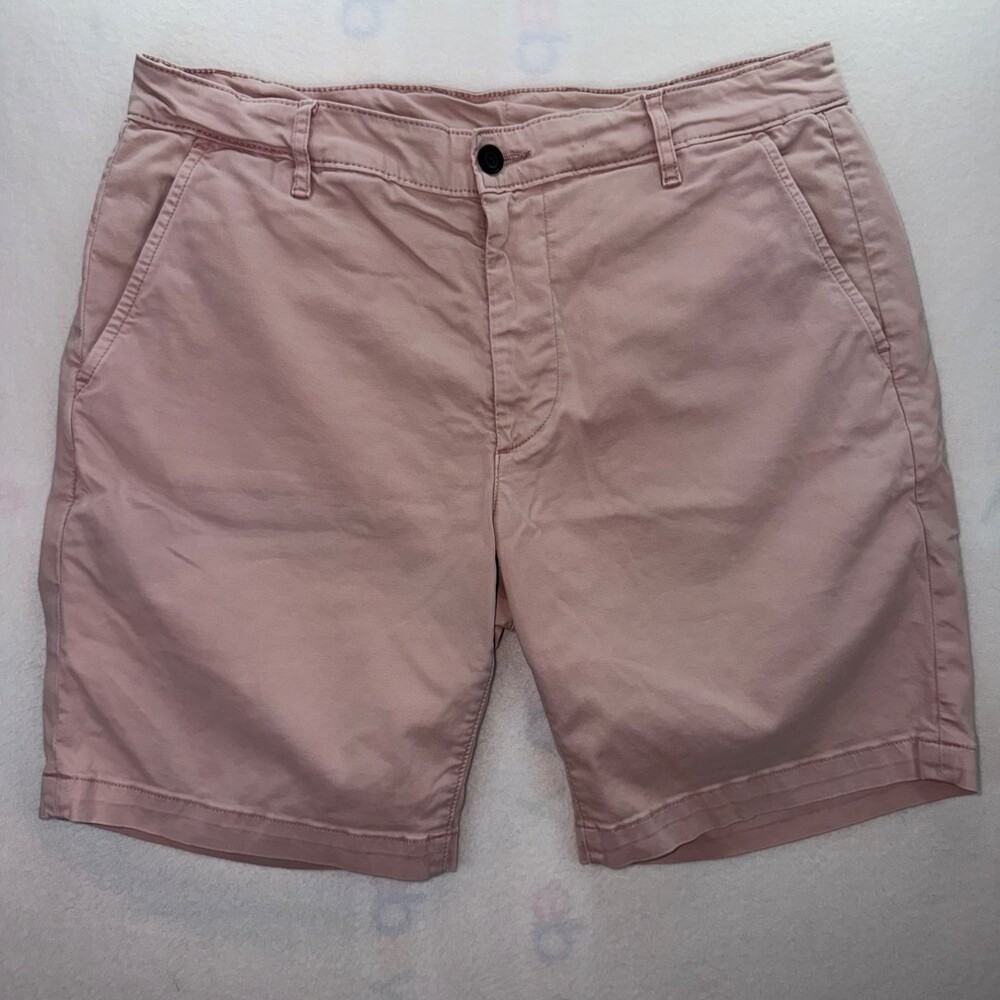 AG Adriano Goldschmied Slim Trouser Short Pink Men Size 36